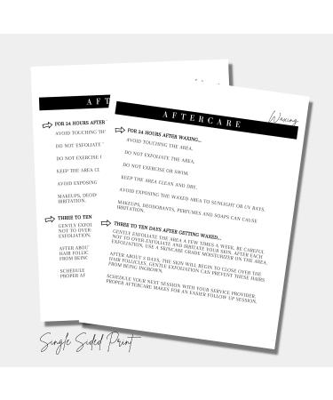 75 Wax Consumption & Post-Treatment Forms | A1 Size | Client Signature | 25 Intake 25 Constant 25 Follow-Up | International Shipping - Buy Online on GoSupps.com