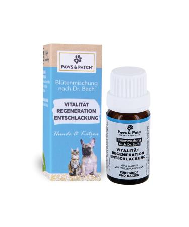 Paws & Patch Vitality Regeneration detoxification flower mix according to Dr.Bach for dogs & cats 10g i Bach flowers globules for detox cure