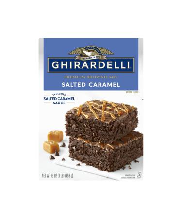 GHIRARDELLI Salted Caramel Premium Brownie Mix, 16 Oz