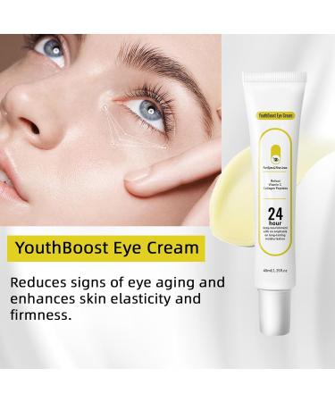 Renewing Retinol & Revive Eye Cream - Helps Improve Look of Fine Lines Firms & Hydrates for Face and Neck Refines Skin Texture Enhances Radiance - 1.35 oz - Buy Online on GoSupps.com