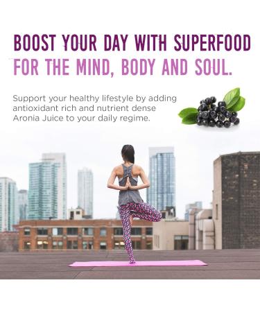Aronia Juice Powder | Antioxidant Superfood | Non-GMO Gluten Free Raw & Water Soluble | Rich in Vitamins A C E Calcium & Iron - Buy Online on GoSupps.com