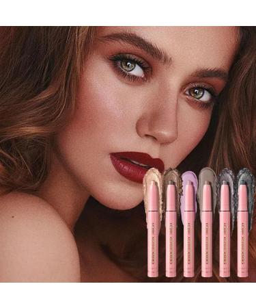 Eyeshadow Stick Eye Brightener Crayon Shimmer Pigmented Formula Smudge-Proof Long-Lasting Application for Daughter Coworkers Girls Friends Family Use - Buy Online on GoSupps.com