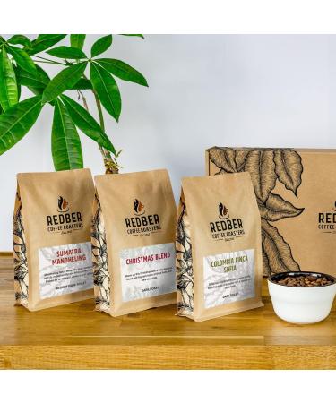 CHRISTMAS Coffee Gift Box 3 x 250g