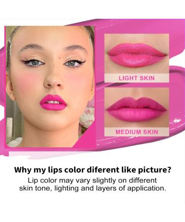 Oulac Matte Liquid Pink Lipstick - Long Lasting, Waterproof Lip Stain - Vegan & Cruelty-Free Formula with Rose Oil - Sunset Kiss (M06) - Buy Online on GoSupps.com
