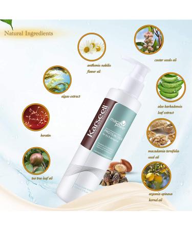 Karseell Repair Protein Cream Leave-In Conditioner - Organic Herbal Essences Hair Treatment for Dry Damaged Hair 150ml | International Shipping Available - Buy Online on GoSupps.com