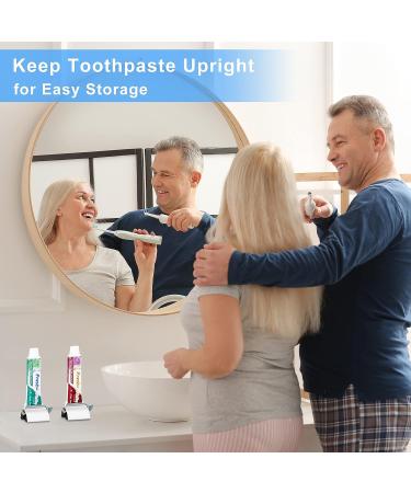 Stainless Steel Toothpaste Squeezer Set, Large Size - Pack of 2 | Easy-Tube Rolling Design, Kid-Friendly - Buy Online on GoSupps.com