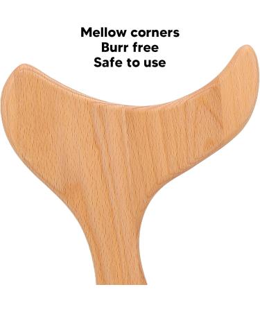 Wooden Gua Sha Scraping Massage Tool - Ergonomic Massage Board for Muscle Relaxation & Fatigue Relief - Ideal for Men & Women - Buy Online on GoSupps.com
