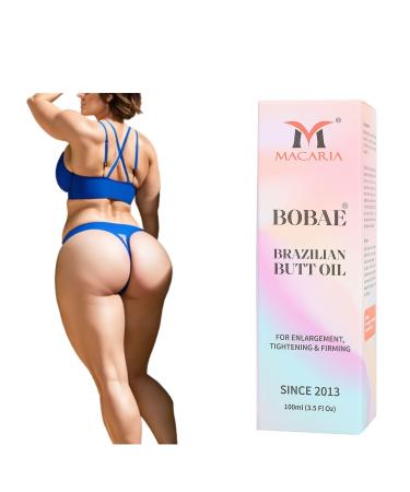 MACARIA Bobae Brazilian Butt Bum Booty Hips Enlargement & Enhancement Buttock Oil Gel for Booty Growth For women To Get Ultimate Size