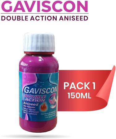 Gaviscon Double Action Aniseed 150ml - A2Z STORE - Buy Online on GoSupps.com
