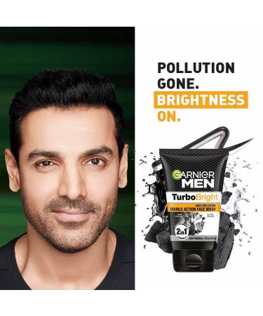 Garnier Men Power White Anti-Pollution Facewash 100gm - Cleanse and Protect Skin - Buy Online on GoSupps.com