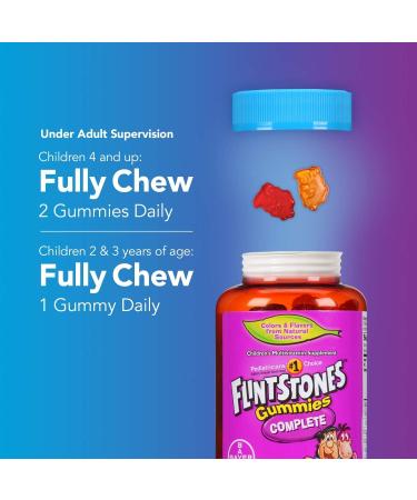 Buy Flintstones Children's Complete Multivitamin Gummies - 70 Count | Top-Rated International Shipping - Buy Online on GoSupps.com