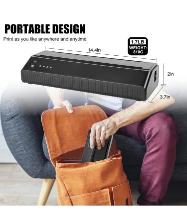 MOKOHOA Wireless Tattoo Transfer Stencil Machine: Portable Thermal Printer Kit for Android, iOS, Laptop - Tattoo Copier Printer - Buy Online on GoSupps.com