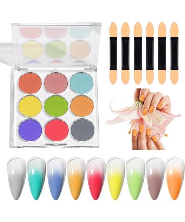 Poudre scintillante pour ongles | Finition miroir arc-en- | Chrome poudre brillante d grad e arc-en- pour d coration d'ongles P ques Halloween No l CF01 - Buy Online on GoSupps.com