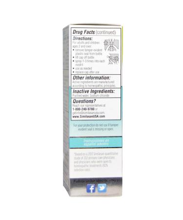 Similasan Hay Fever Relief Nasal Spray 0.5oz - Allergy Relief Formula - Buy Online on GoSupps.com