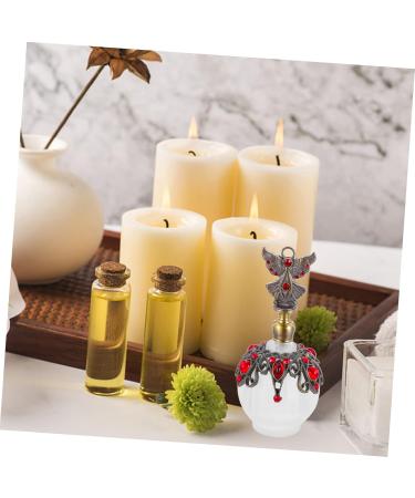 Housoutil Perfume Bottle Essential Oil Bottle Storage Bottle Household Red Travel Aluminum Alloy 13x5x5cm Red - Buy Online on GoSupps.com