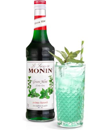 MONIN Premium Green Mint Syrup 700ml for Cocktails and Mocktails - Vegan-Friendly & Allergen-Free - Buy Online on GoSupps.com