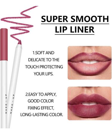  Chaies Lip pencil makeup lip pencil - 12-color lip pencil for shaping lips | Lip sculpting pencil waterproof nude matte lip gloss - Buy Online on GoSupps.com