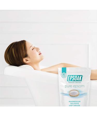 Epsoak Epsom Salt 4 lbs. USP - Magnesium Sulfate 2 x 2 lb. Bags (Qty. 2) | 4 Pound - Buy Online on GoSupps.com