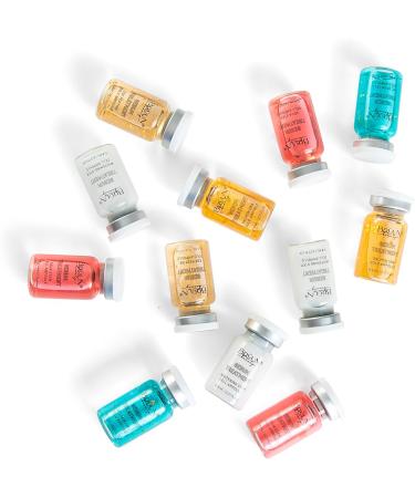 BR UN Serum Treatment set of 12 Vials for Spa A Booster kit for skin care to use with Derma Pen and rollers for fresh look and lasting results - Buy Online on GoSupps.com