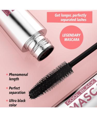 Rubu22a Black mascara long lasting voluminous swaying lengthening mascara for unbeatable volume and maximum color definition of the eyelashes black - Buy Online on GoSupps.com