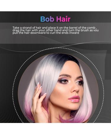 32MM Thermal Hair Brush for Curling & Straightening | Dual Voltage Hot Comb Curling Wand | Hair Styling Iron Brush for Root Volume & Loose Curls | Ideal Gift for Women | Black Gold - Buy Online on GoSupps.com