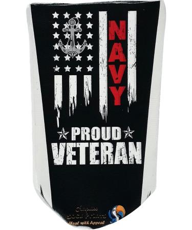 Heal with Appeal Amputee Stump Sock - Proud Navy Veteran Black V1 3Ply Sock - Buy Online on GoSupps.com