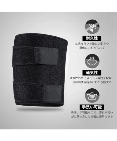 Thigh Bandage & Support for Muscle Tears | Compression with Velcro - Pain Relief for Thighs & Sciatic Nerves - Buy Online on GoSupps.com