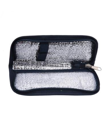 VOBOR Insulin Cooler Bag Mini Cooler Bag Medication Case for Insulin Pen to Keep Supplies Safe and Cold Blue