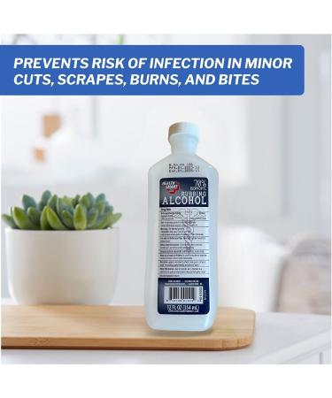 Generic Isopropyl Alcohol 70% Antiseptic and Cleaner (2 12oz Bottles) Clear - Buy Online on GoSupps.com