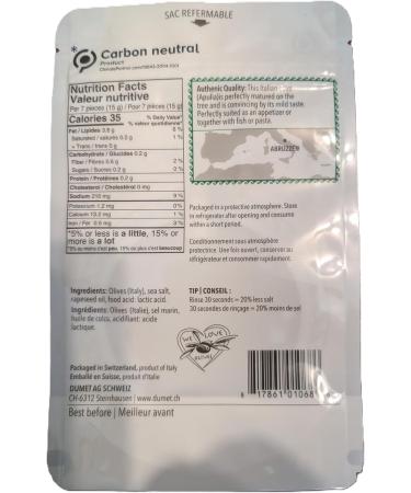 Dumet Italian Leccino Olives with Pit 150g - Buy Online on GoSupps.com