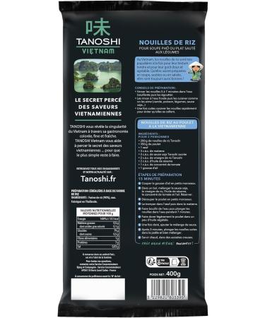 TANOSHI Vietnam - Dry Rice Noodles - For the Preparation of Nems Spring Rolls and B B n - 400 g - Buy Online on GoSupps.com