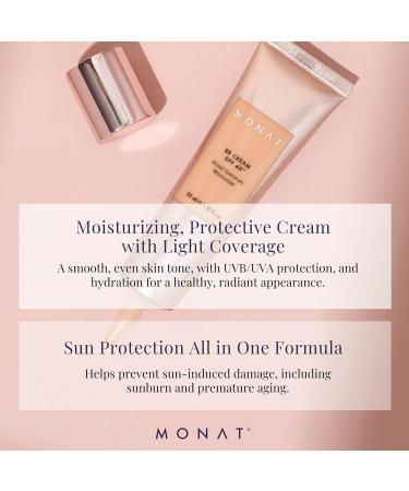 Monat BB Cream SPF 40 - Nude | Lightweight Tinted Moisturizer Fragrance-Free 35ml | International Shipping - Buy Online on GoSupps.com