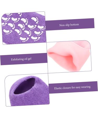 SOESFOUFU 2 Pairs Gel Socks Cracked Heel Repair Women s Socks Womens Socks & Hosiery Moisturizing Heel Sleeves Heel Socks for Dry Cracked Feet Foot Cover Socks Miss Spa Commodity Cotton Yarn - Buy Online on GoSupps.com