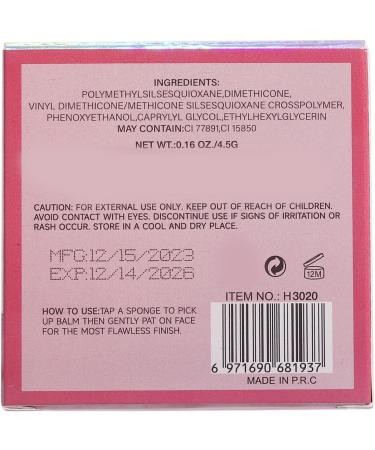 Lightweight Concealer Powder for Face - Matte Primer with Makeup Puff - Suitable for Women and Smooth Blemishes - Buy Online on GoSupps.com