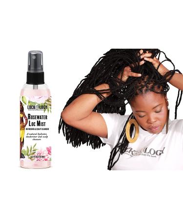 Lockology Rosewater Hair Mist for Locs & Sisterlocks - Moisturizing Spray with Pure Rose Water - Buy Online on GoSupps.com