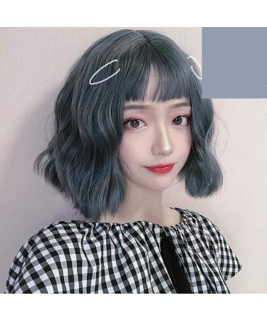 BGHJUE Short Curly Wig for Women - Cute Natural Bangs & Eyebrow Hair Set - International Shipping Available - Buy Online on GoSupps.com