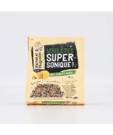 MICHEL ET AUGUSTIN Cantal AOP shortbread and nutmeg 100 g 9 pieces Cantal and nutmeg traditional packaging - Buy Online on GoSupps.com