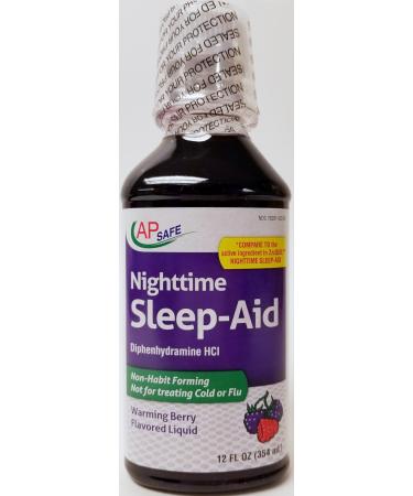 Nighttime Sleep-Aid Liquid for Adults AP Safe Purple