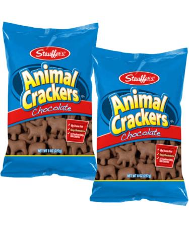 Ja'Cor Chocolate Animal Crackers Coated Animal Cracker Snack Packs Assorted Fun Animal Shapes Individual Package Snacks 8 oz Bags(Pack of 2) - Buy Online on GoSupps.com
