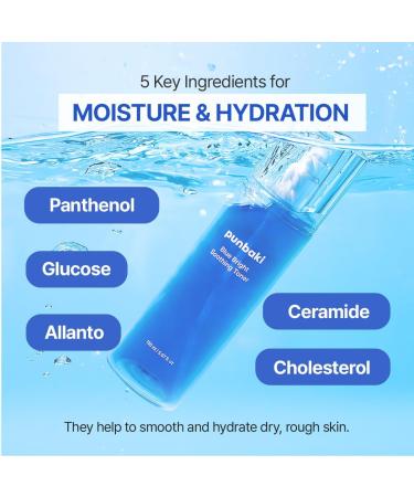 punbaki Blue Alpha Arbutin Soothing Toner 150ml / 5.07 fl. oz Watery Texture Toner Guaiazulene Niacinamide Alpha-Arbutin Arbutin Glutathione Ubiquinone Vitamin C derives Even Skin Tone - Buy Online on GoSupps.com