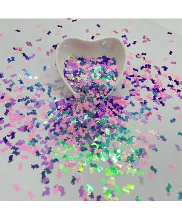 PrettyG 10g Pearl Iridescent Dinosaur Glitter Sequins - Perfect for Festival Makeup Nail Art & Craft Decoration - Buy Online on GoSupps.com
