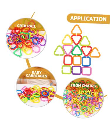 TOYANDONA 35pcs Geometric Chain Buckle Car Seat Infant Developmental Toy - Stroller & Car Playset Rings - Buy Online on GoSupps.com