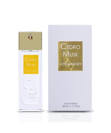 Alyssa Ashley Cedro Musk - Elegant Women's Fragrances - Perfumes for Women - Fresh Women Perfume with Notes of Cedar Jasmine Amber and Musk - 1.7 oz - Buy Online on GoSupps.com