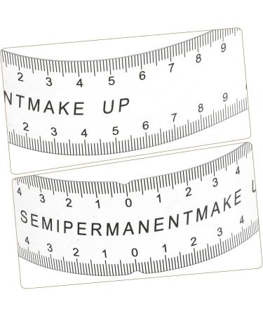 Beavorty 1pc Portable Eyebrow Ruler Eyebrow Stamp Protractor Femme Eye Brow Stencil Kit Flexible Embroidery - Buy Online on GoSupps.com