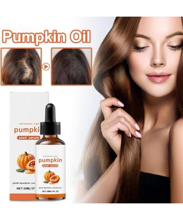 Pumpkin Oil Hair Growth Oil Scalp Care Liquid Drops Promotes Thickness and Nourishment Portable Convenient Packaging 30ml for Damaged Hair Travel and Home Use - Buy Online on GoSupps.com