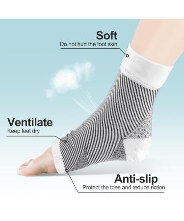 Shop 2 Pairs Neuro Socks for Men & Women | Orthopedic Compression Ankle Support for Neuropathy & Plantar Fasciitis - Buy Online on GoSupps.com