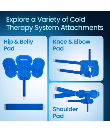 Buy PhysioNatural Connection Type B Shoulder Pad | Quick Connect & Disconnect Couplings for Post-Operative Care - International Shipping - Buy Online on GoSupps.com