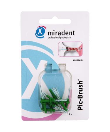 Miradent Interdental Brush PIC-Brush Medium Green - Buy Online on GoSupps.com