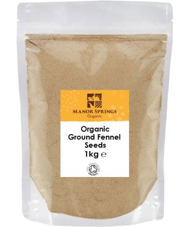 Organic Ground Fennel Seeds 1kg by Manor Springs Organic