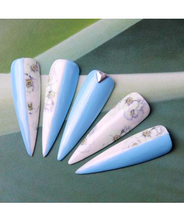 Buy Makartt Transfer Foil Nails Kit - Floral Pattern 10 Rolls for Nail Art DIY Decoration | Best Nail Foil Stickers for Creative Designs - Buy Online on GoSupps.com